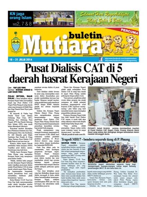 cover image of Buletin Mutiara 16-31 Jul 2014